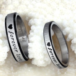The King Of Quantity Endless Love Titanium Ring For Lovers