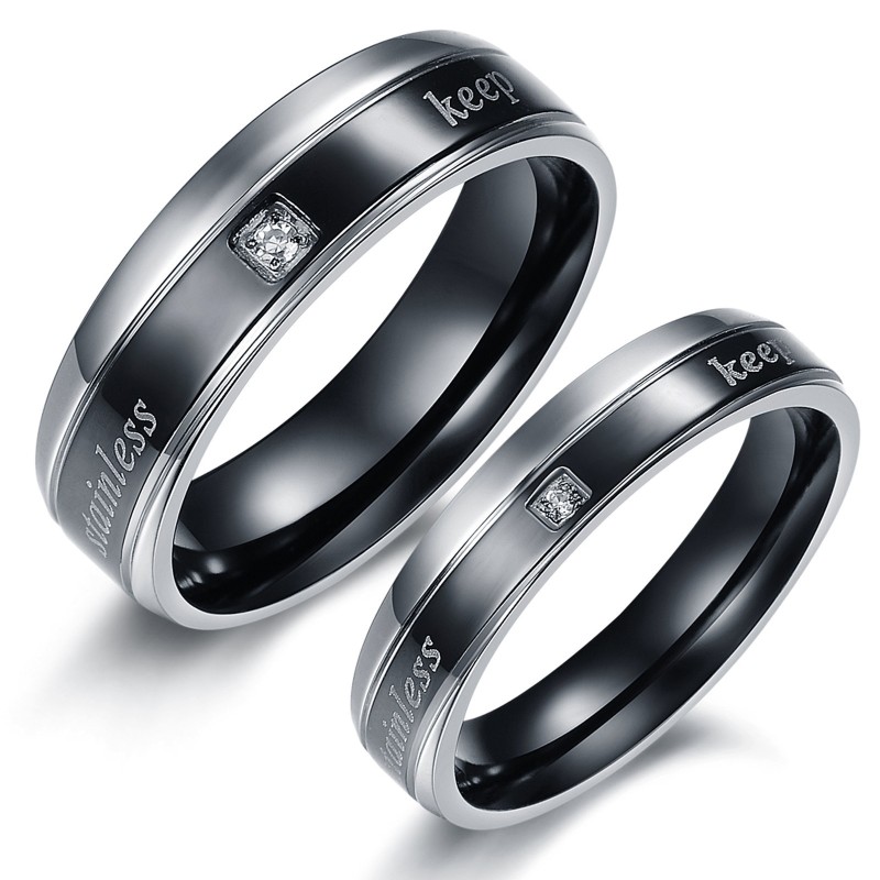 Stable Quality Elegant Titanium Ring For Lovers Stable Quality Elegant Titanium Ring For Lovers