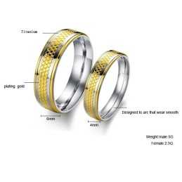 Selling Well All Over The World Titanium Ring For Lovers