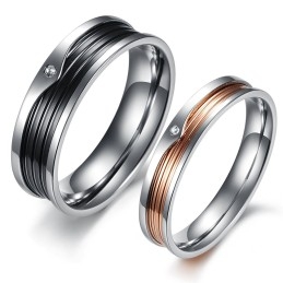 High Quality Concise Titanium Ring For Lovers