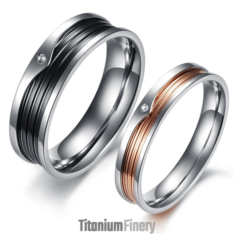 High Quality Concise Titanium Ring For Lovers High Quality Concise Titanium Ring For Lovers