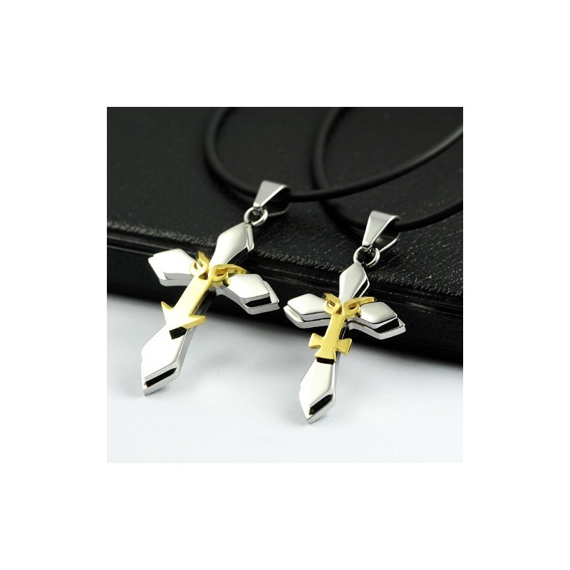 Fashion Couple Titanium Pendant And Necklace (One Pair) Fashion Couple Titanium Pendant And Necklace (One Pair)