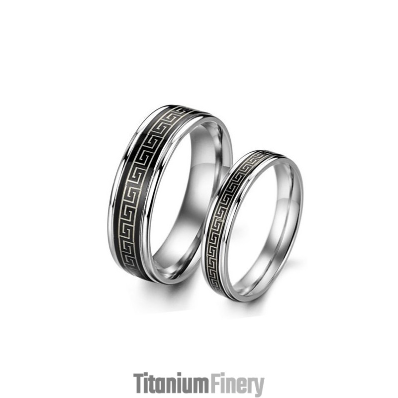 Easy To Use Black Titanium Ring For Lovers Easy To Use Black Titanium Ring For Lovers