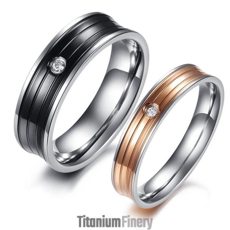 Excellent Quality Concise Titanium Ring For Lovers Excellent Quality Concise Titanium Ring For Lovers