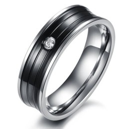 Excellent Quality Concise Titanium Ring For Lovers