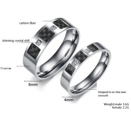 High Quality Titanium Ring For Lovers