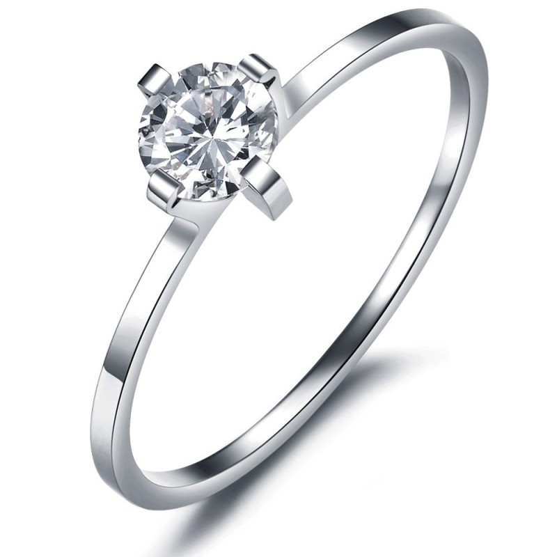 Dependable Performance Titanium Ring For Lovers With Rhinestone Dependable Performance Titanium Ring For Lovers With Rhinestone
