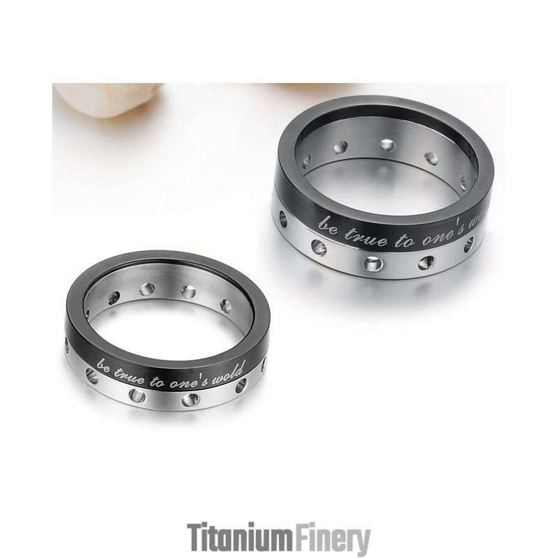 Complete In Specifications Black Titanium Ring For Lovers Complete In Specifications Black Titanium Ring For Lovers