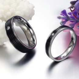 Superior Quality Concise Titanium Ring For Lovers