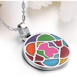Excellent Quality Round Shape Titanium Necklace