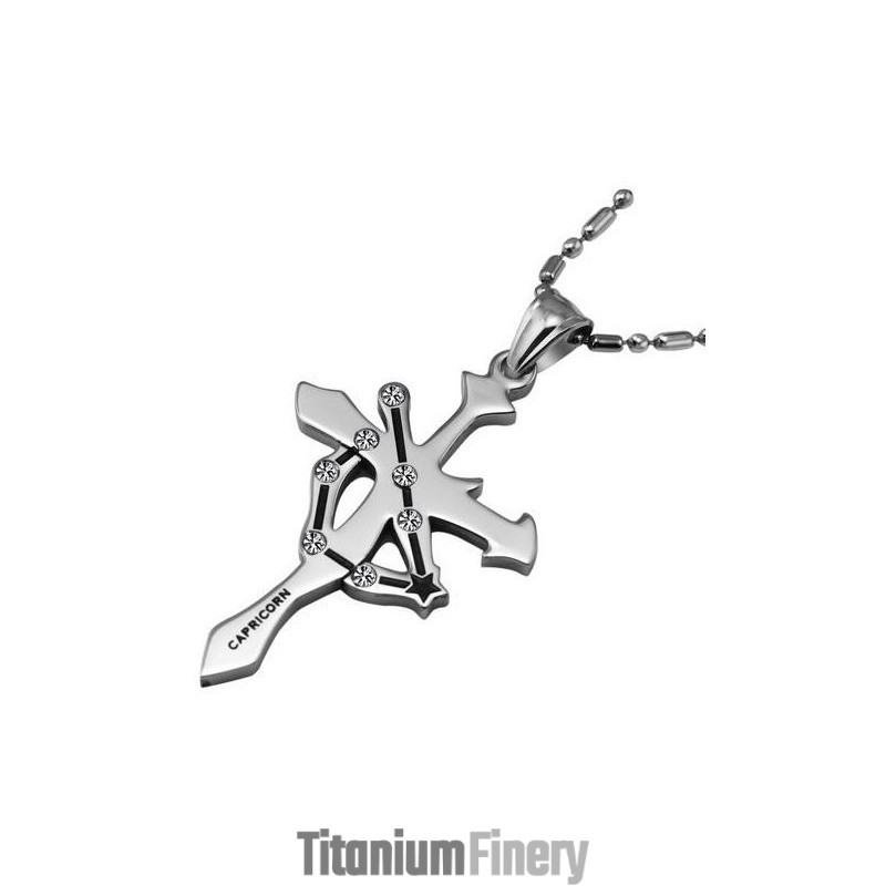 Superior Quality Capricornus Titanium Necklace