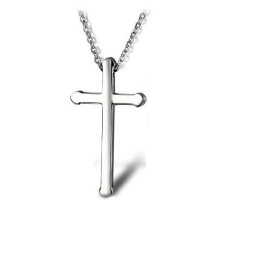 Selling Well All Over The World Cross Titanium Necklace
