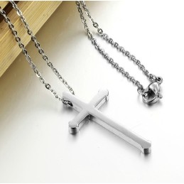 Selling Well All Over The World Cross Titanium Necklace