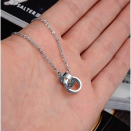 Complete In Specifications Female Phase Ring Titanium Necklace