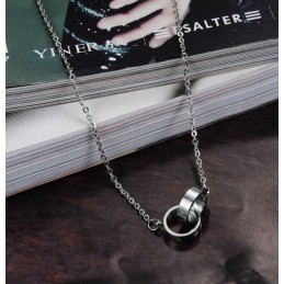 Complete In Specifications Female Phase Ring Titanium Necklace