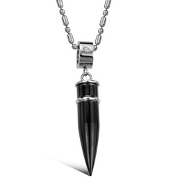 Superior Quality Black Titanium Necklace