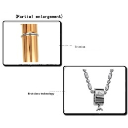 Superior Quality Black Titanium Necklace