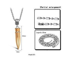 Superior Quality Black Titanium Necklace