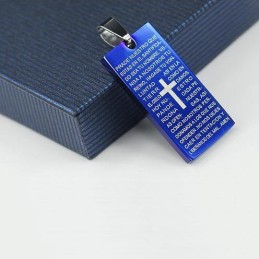 Classical Cross Bible Men's Pendant And Necklace Fashion Gift For Friend