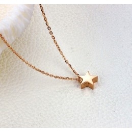 Excellent Quality Star Titanium Necklace