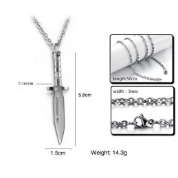 Well-Known For Its Fine Quality Titanium Necklace