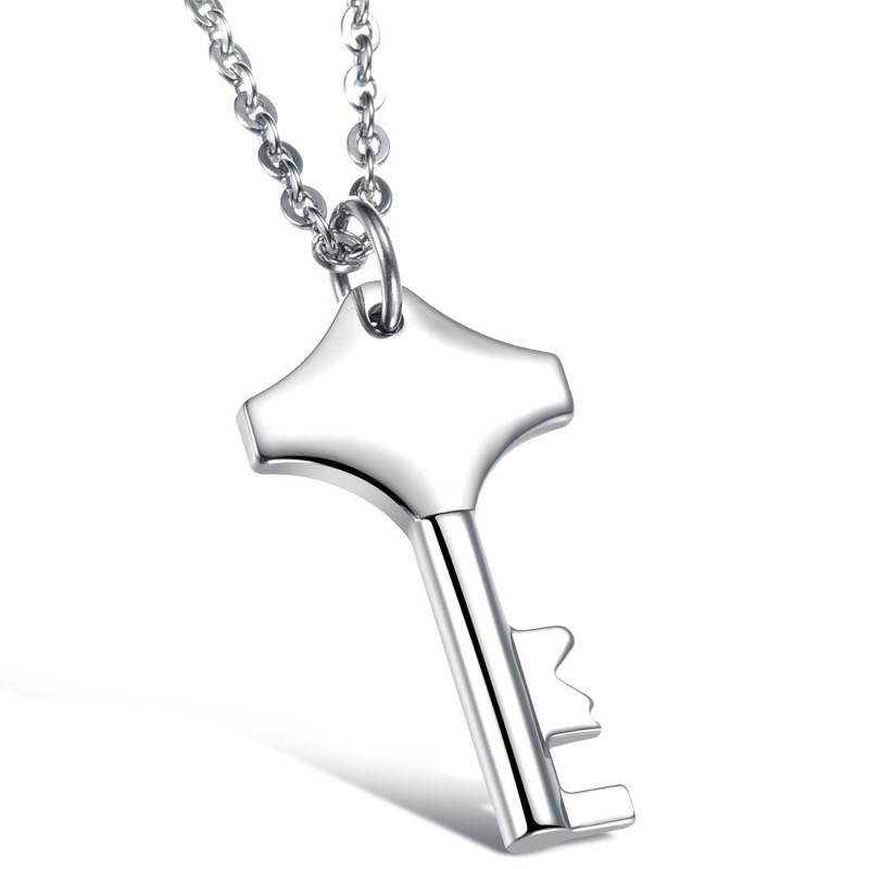 Excellent Quality Key Titanium Necklace
