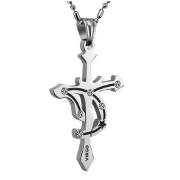 Superior Quality Virgo Titanium Necklace