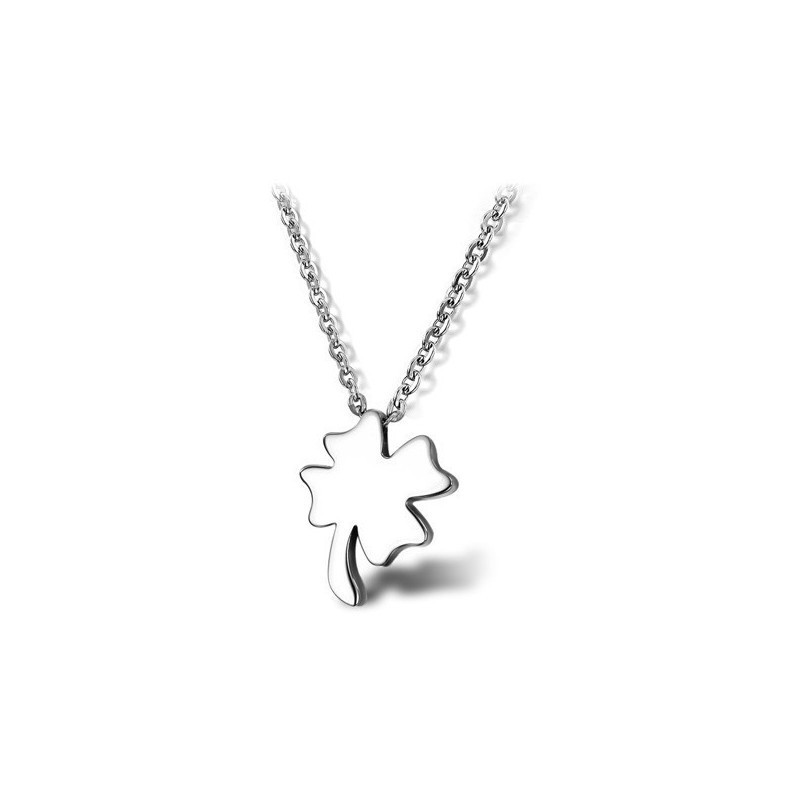 The Queen Of Quality Female Clover Shape Titanium Necklace The Queen Of Quality Female Clover Shape Titanium Necklace