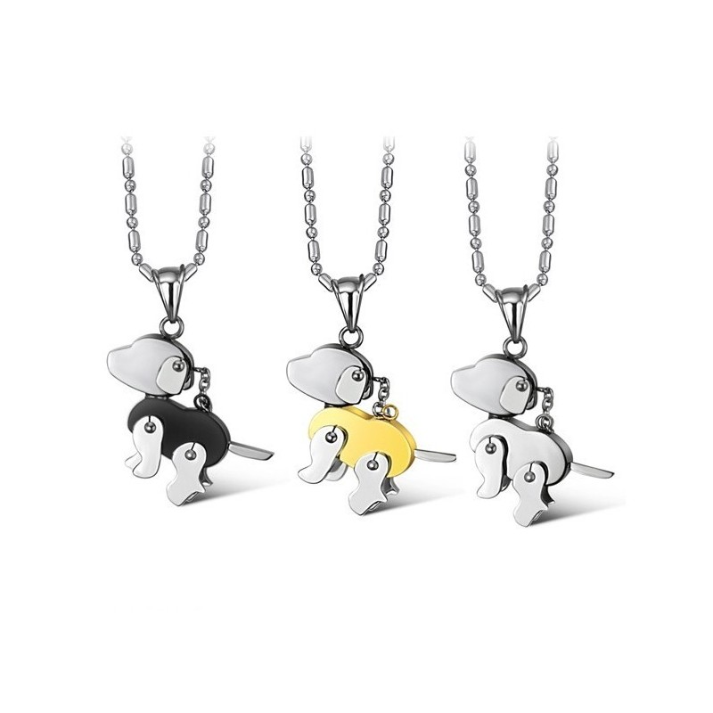 Stable Quality Dog Shape Titanium Necklace Stable Quality Dog Shape Titanium Necklace