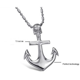 World-Wide Renown Cross Titanium Necklace