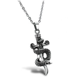 High Quality Male Cross Titanium Necklace