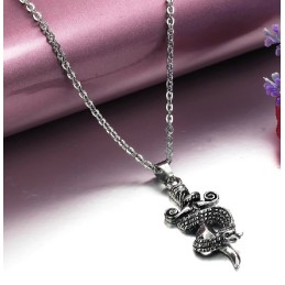 High Quality Male Cross Titanium Necklace