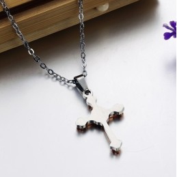 The King Of Quantity Female Cross Titanium Necklace
