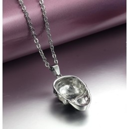 Superior Quality Male Skull Titanium Necklace