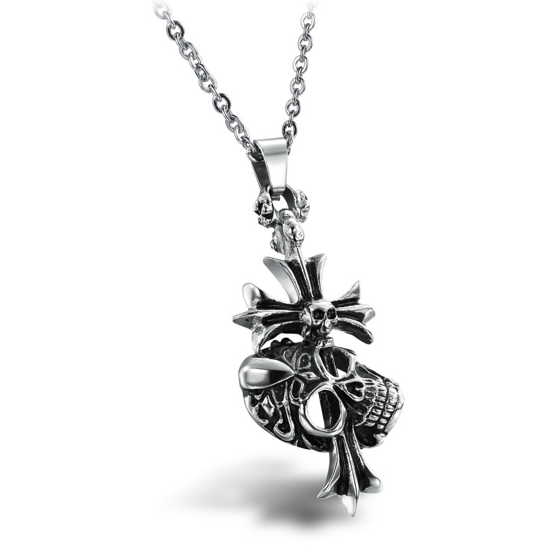 The King Of Quantity Male Cross Titanium Necklace The King Of Quantity Male Cross Titanium Necklace