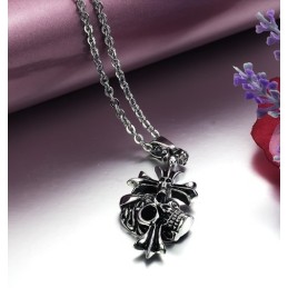 The King Of Quantity Male Cross Titanium Necklace