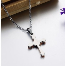 Reliable Quality Female Cross Titanium Necklace
