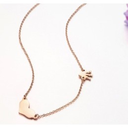Excellent Quality Sweetheart Titanium Necklace