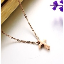 High Quality Cross Titanium Necklace