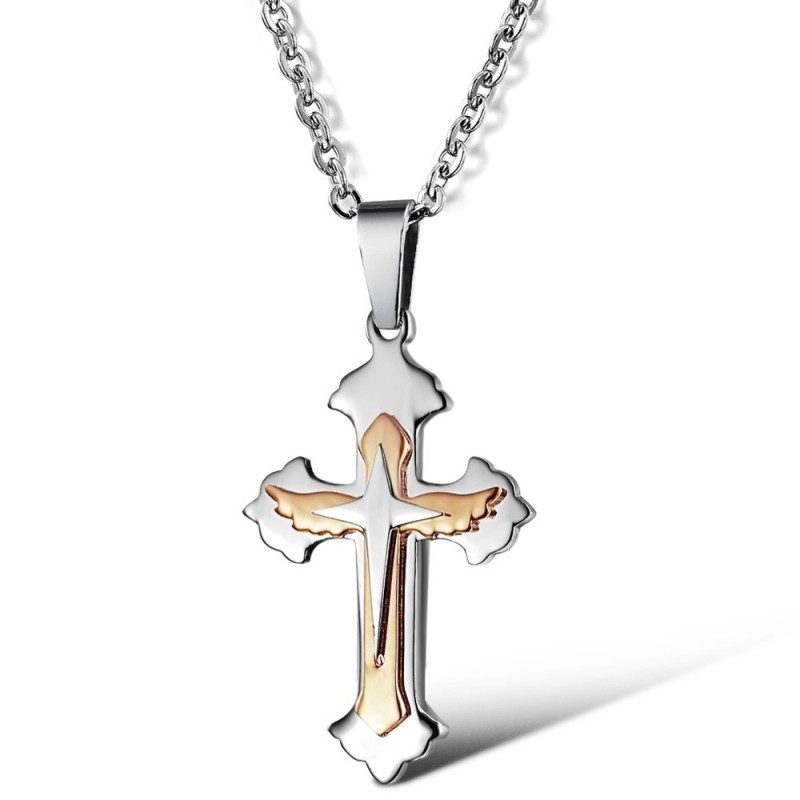 Superior Quality Cross Titanium Necklace Superior Quality Cross Titanium Necklace