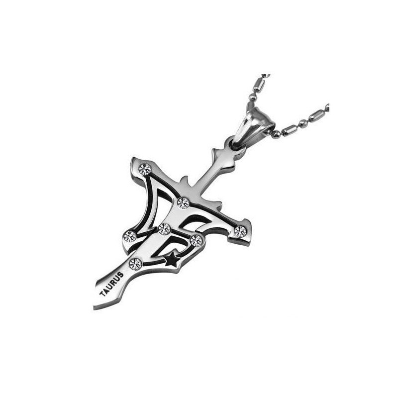 Stable Quality Taurus Titanium Necklace
