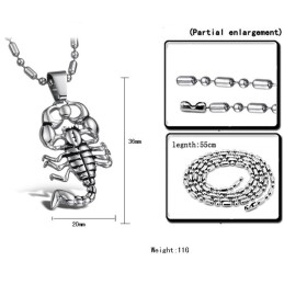 High Quality Scorpion Titanium Necklace