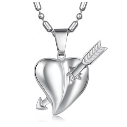 Selling Well All Over The World Female Sweetheart Titanium Necklace