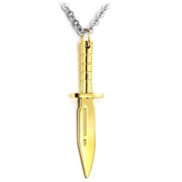 Complete In Specifications Golden Titanium Necklace