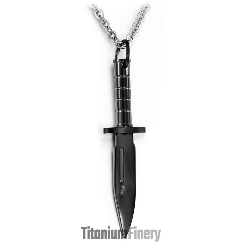 Easy To Use Dagger Titanium Necklace Easy To Use Dagger Titanium Necklace