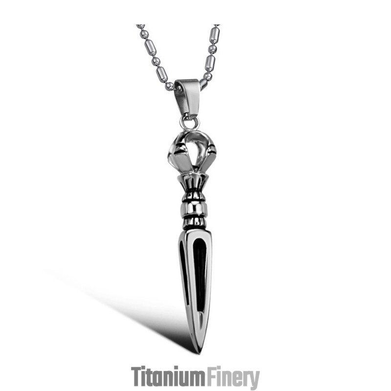 High Quality Male Prismatic Titanium Necklace High Quality Male Prismatic Titanium Necklace