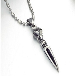 High Quality Male Prismatic Titanium Necklace
