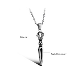 High Quality Male Prismatic Titanium Necklace