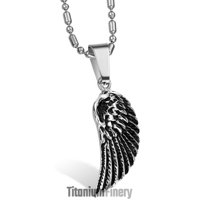 The King Of Quantity Eyas Shape Titanium Necklace The King Of Quantity Eyas Shape Titanium Necklace