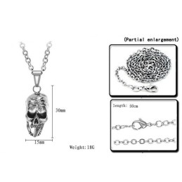 The King Of Quantity Male Demon Titanium Necklace